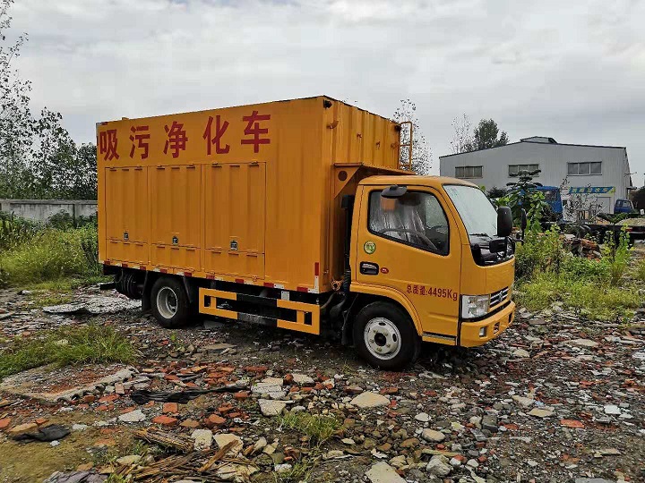 黄牌吸污净化车_东风小多利卡污水处理车