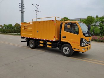 蓝牌国六污水处理车_地下室管道疏通车